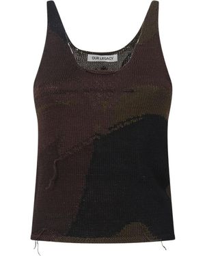 Our Legacy Sleeveless Tops - Black
