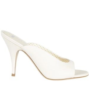 3Juin Heeled Mules - White