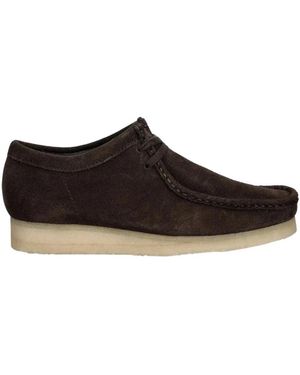Clarks Wallabee Mokassin - Schwarz