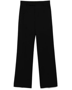 Rick Owens Straight Trousers - Black