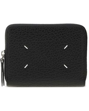 Maison Margiela Four Stitches Zip-Around Wallet - Schwarz