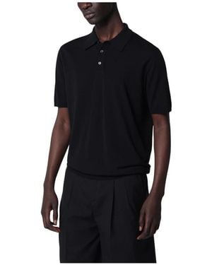 Roberto Collina Polo Shirts - Black