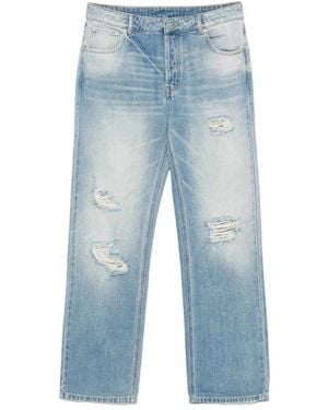 Cole Buxton Straight Fit Jeans - Blue