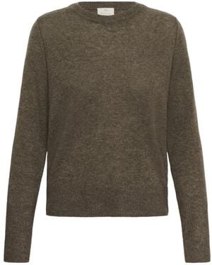 Kaffe Round-Neck Knitwear - Verde