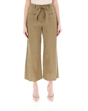 Liu Jo Cropped Pants - Natural