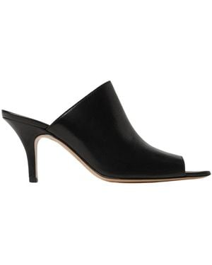 MM6 by Maison Martin Margiela Heeled Mules - Black