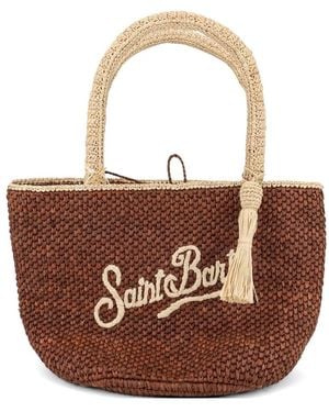 MC2 Saint Barth Raffia Marcy Handtasche - Braun