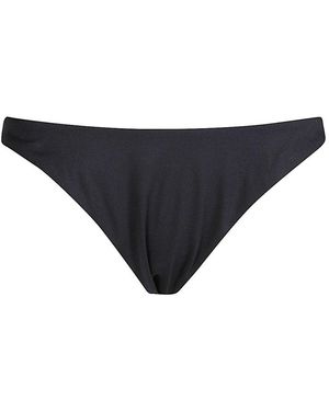 Ziah Badmode ,Zwart ,Zwart Zee Kleding Logo Bikini Bodem - Blauw