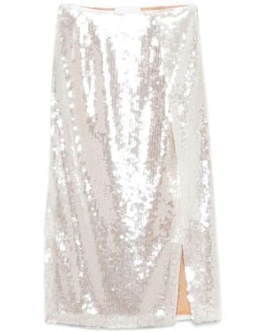 Genny Midi Skirts - White