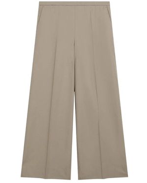 Moncler Broeken ,Katoen Poplin Broek - Grijs