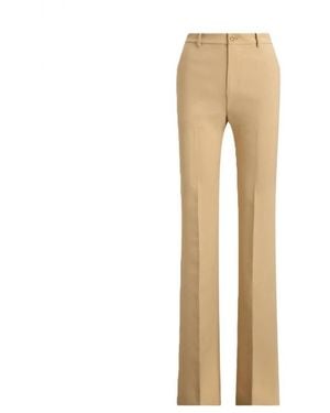 Ralph Lauren Wide Trousers - Natural