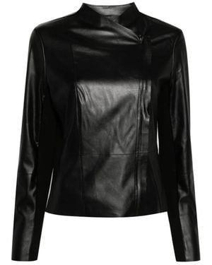 DKNY Zwarte Moto Jas