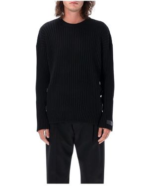 Versace Round-Neck Knitwear - Nero