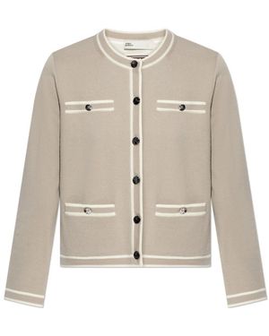 Tory Burch Truien & Vesten ,Grijs ,Cardigans - Naturel