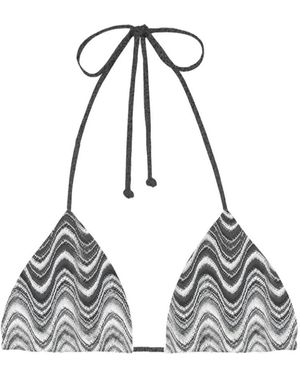 MC2 Saint Barth Badmode ,Zwart ,Leah Rachel Zee Golf Bikini - Grijs