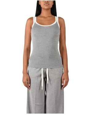 Elisabetta Franchi Sleeveless Tops - Grey