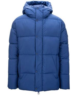 Save The Duck Herren Steppjacke Mit Reißverschluss - Blau