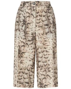 Pinko Cropped Trousers - Natural