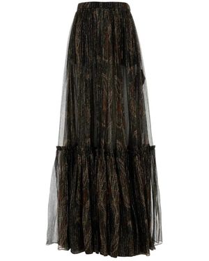 Saint Laurent Maxi Skirts - Negro
