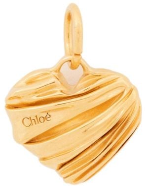 Chloé Graviertes Logo Armband - Mettallic