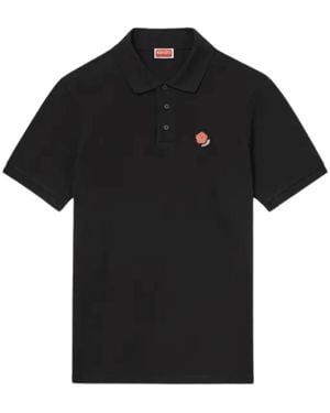 KENZO Pop Noir Besticktes T-Shirt - Schwarz
