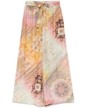 Zimmermann Wide Trousers - Rosa