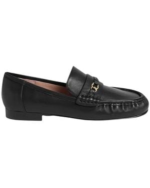 Coccinelle Loafer Glad Leren - Zwart