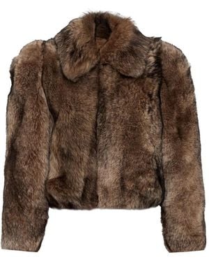 Chloé Faux Fur & Shearling Jackets - Marron