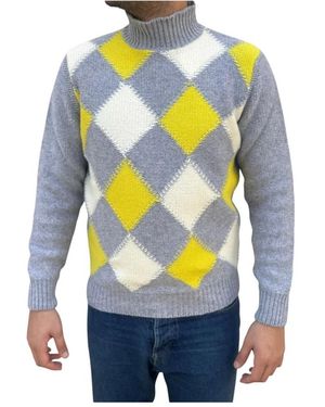 Kangra Stijlvolle Gebreide Top - Blauw