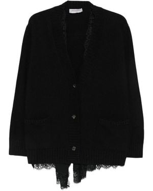 Ermanno Scervino Polyester Cardigan - Schwarz