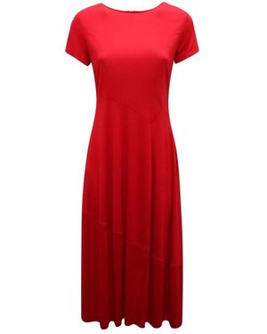 Sandro Ferrone Kleedjes ,Rood ,Midi Jurk