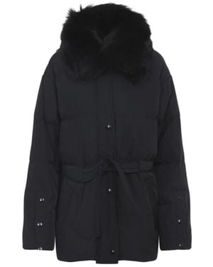 Yves Salomon Down Jackets - Black
