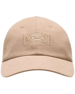 Marni Accessoires ,Katoen Geborduurde Logo Cap - Naturel