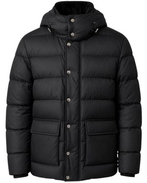Herno Pi001402U Gevulde Nylon Jas - Zwart