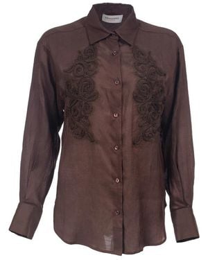 Ermanno Scervino Shirts - Brown