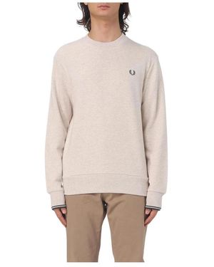 Fred Perry Sweatshirts - Natural
