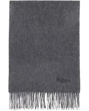Mulberry Winter Scarves - Grey