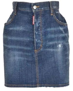 DSquared² Denim Skirts - Blue