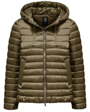 Bomboogie Jassen ,Bruin ,Nylon Nylon Ciré Down Jacket - Groen