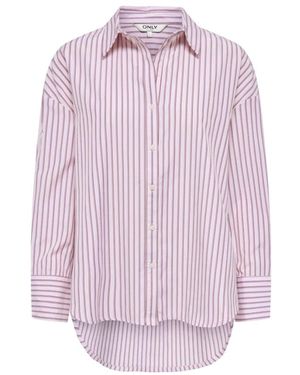 ONLY Oregon Alva Oversized Shirt - Paars