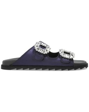 Roger Vivier Sliders - Azul