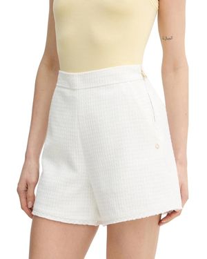 Guess Korte Broeken ,Leer Eulalie Shorts - Wit