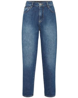 Philipp Plein Straight Jeans - Blauw
