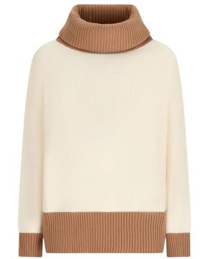 Herno Turtleneck Trui - Naturel