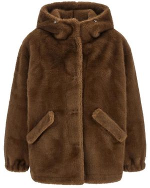 Lou Andrea Faux Fur & Shearling Jackets - Marrón