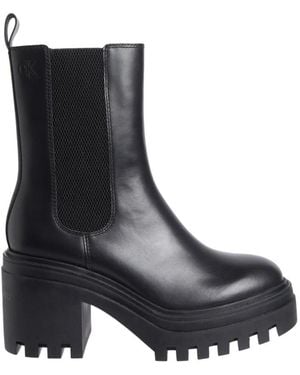 Calvin Klein Heeled Boots - Black