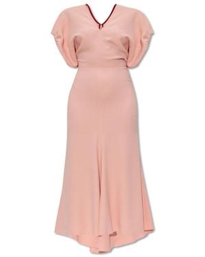 Victoria Beckham Midi Dresses - Rosa