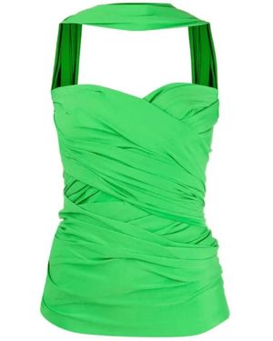 Balenciaga Sleeveless Tops - Green