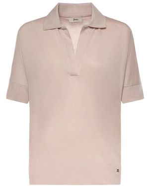 Herno Polo Shirts - Natural