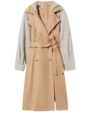 Twinset Trench Coats - Neutro